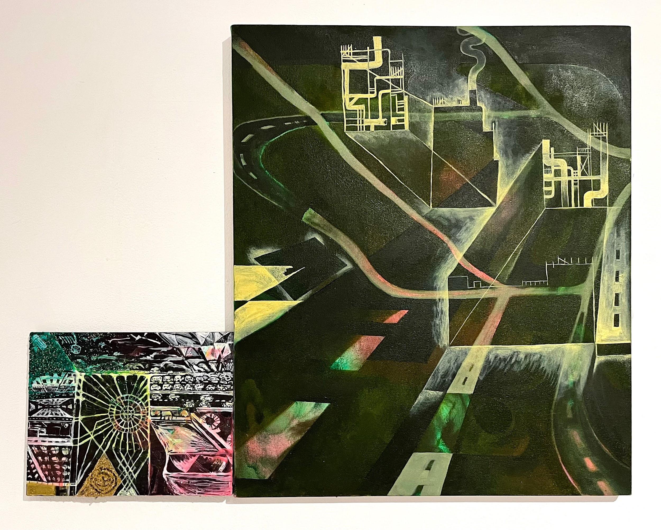 Aerial highway painting