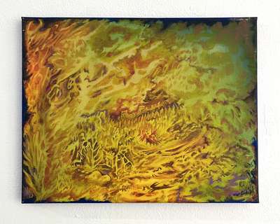 Rocky forest landscape