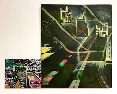 Aerial highway painting