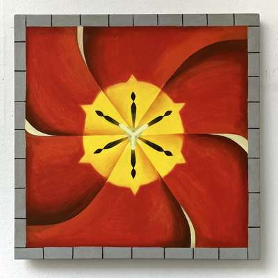 Sand relief sculpture